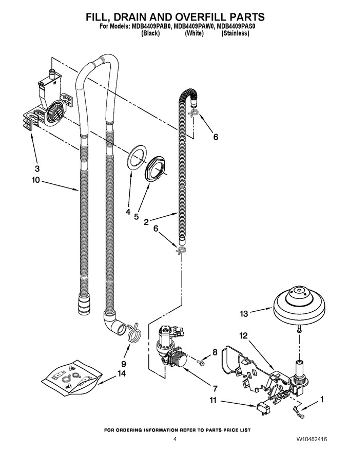 Diagram for MDB4409PAW0