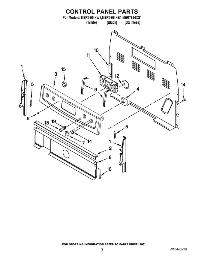 Diagram for MER7664XW1