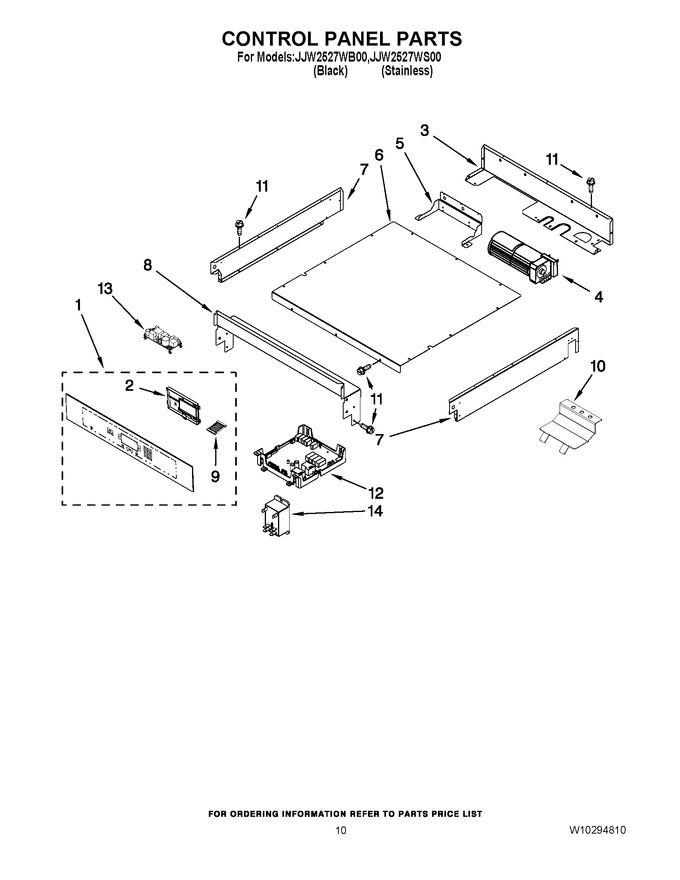 Diagram for JJW2527WB00