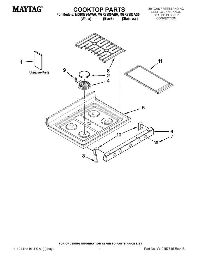 Diagram for MGR8880AW0