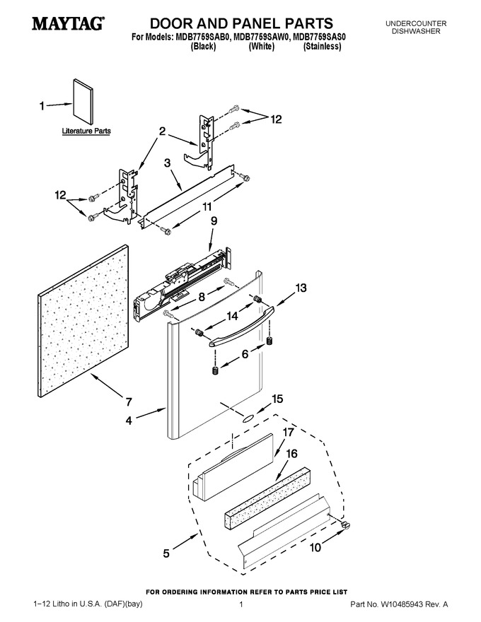 Diagram for MDB7759SAB0