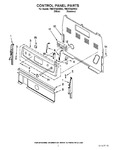 Diagram for 02 - Control Panel Parts