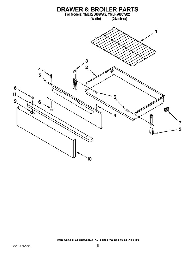 Diagram for YMER7660WW2