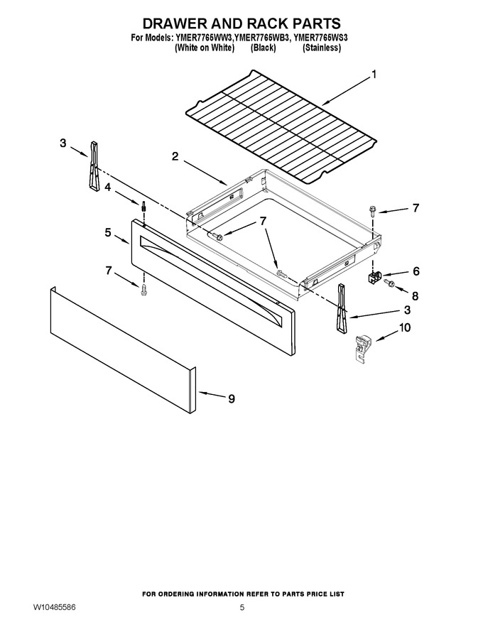 Diagram for YMER7765WW3