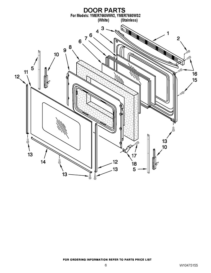 Diagram for YMER7660WW2