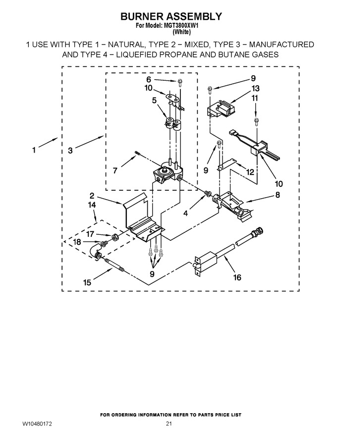 Diagram for MGT3800XW1