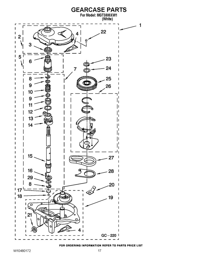 Diagram for MGT3800XW1