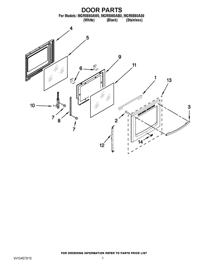 Diagram for MGR8880AW0