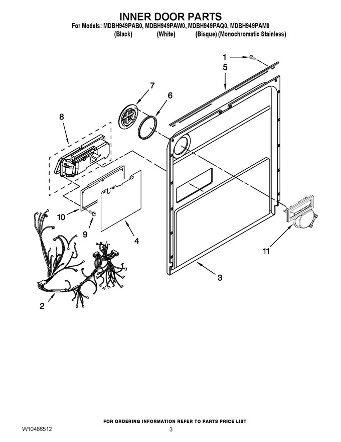 Diagram for MDBH949PAW0