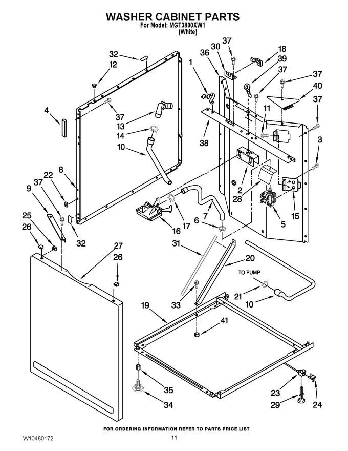 Diagram for MGT3800XW1