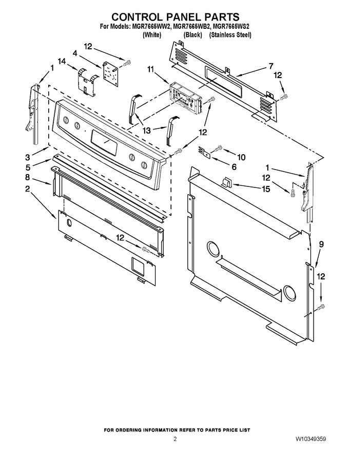Diagram for MGR7665WB2