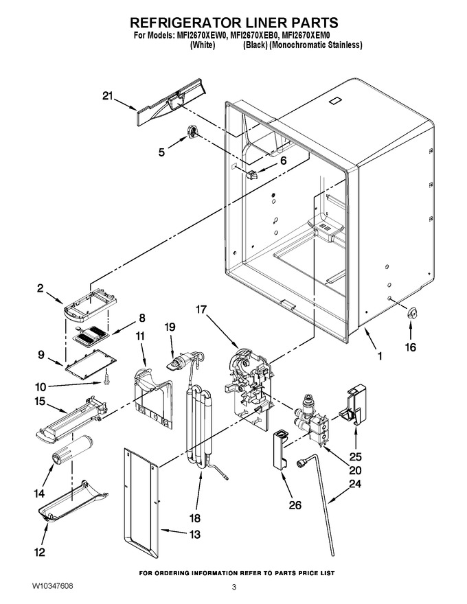 Diagram for MFI2670XEW0