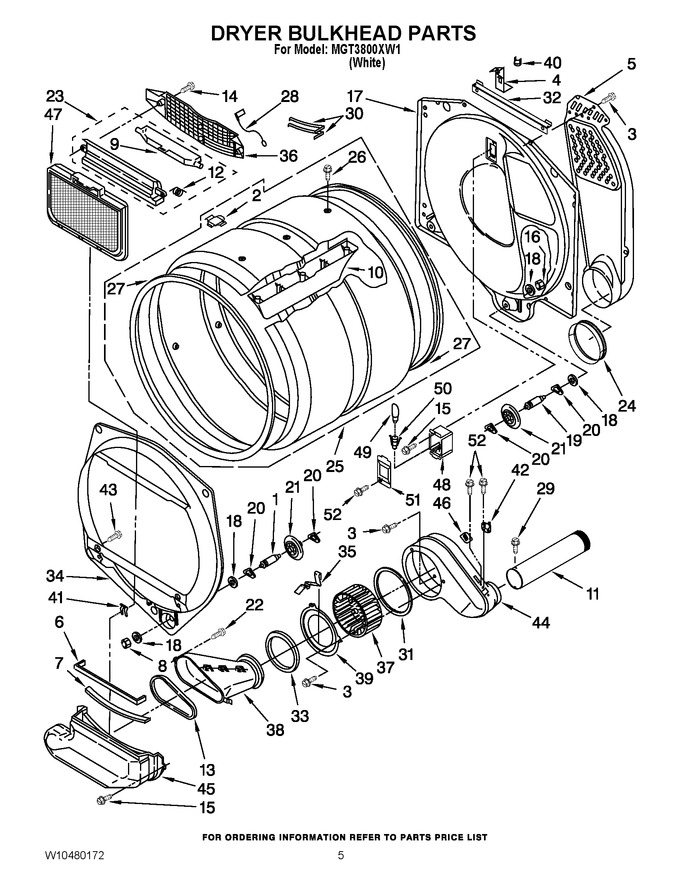 Diagram for MGT3800XW1