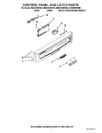 Diagram for 02 - Control Panel And Latch Parts