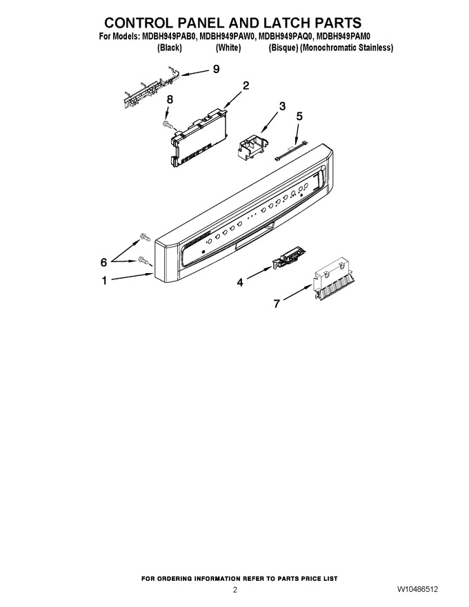 Diagram for MDBH949PAB0
