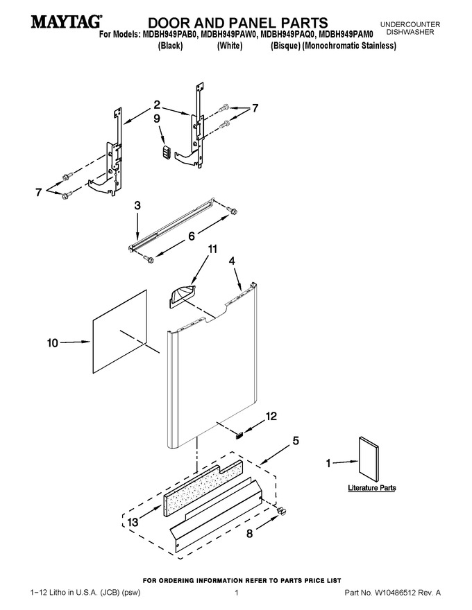 Diagram for MDBH949PAB0