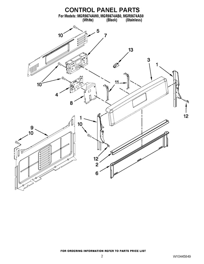 Diagram for MGR8674AB0