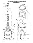 Diagram for 10 - Agitator, Basket And Tub Parts