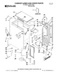 Diagram for 01 - Cabinet Liner And Door Parts