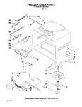 Diagram for 02 - Freezer Liner Parts