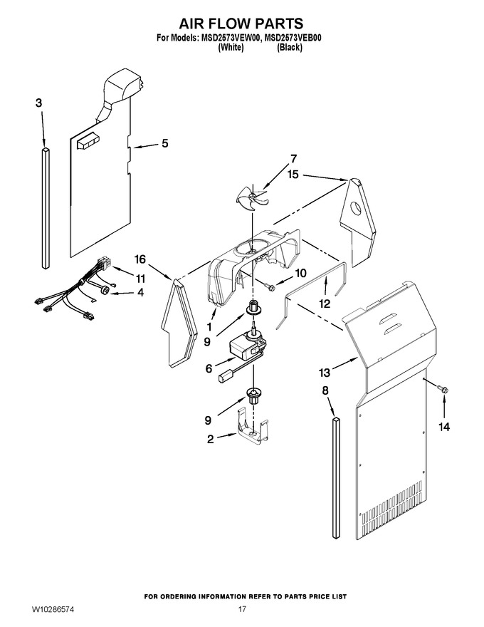 Diagram for MSD2573VEW00