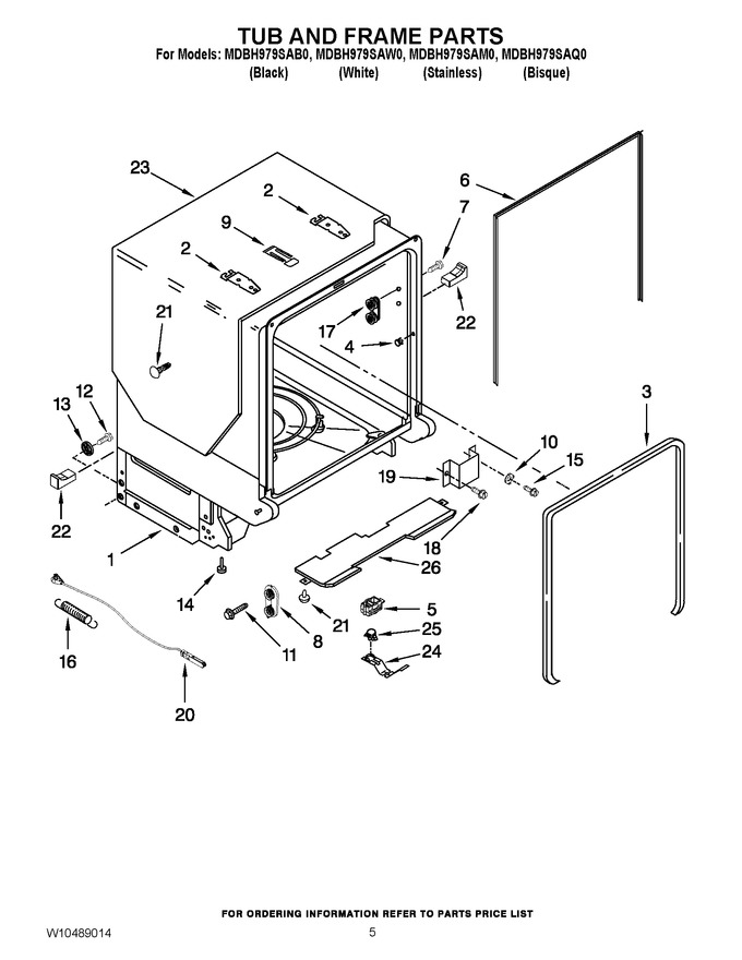Diagram for MDBH979SAB0