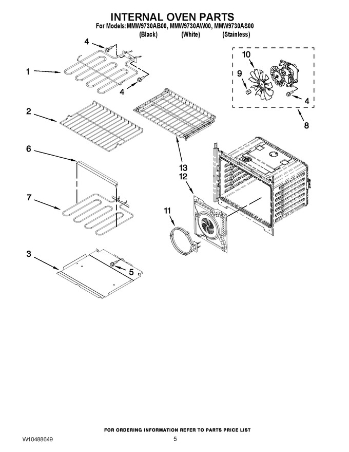 Diagram for MMW9730AW00