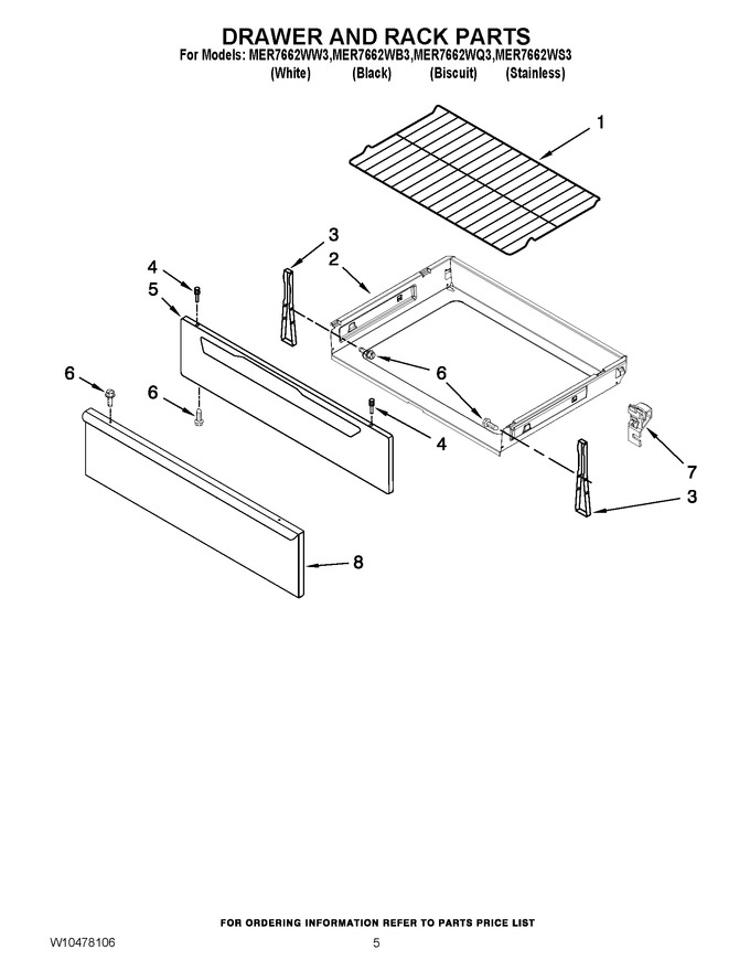 Diagram for MER7662WB3