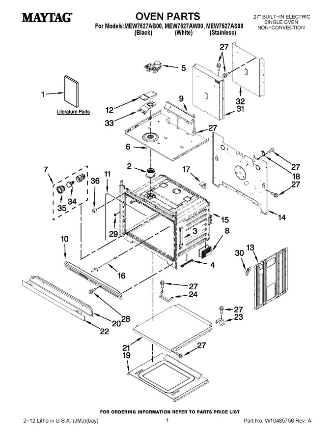 Diagram for MEW7527AS00