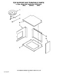 Diagram for 08 - Top Support And Turntable Parts