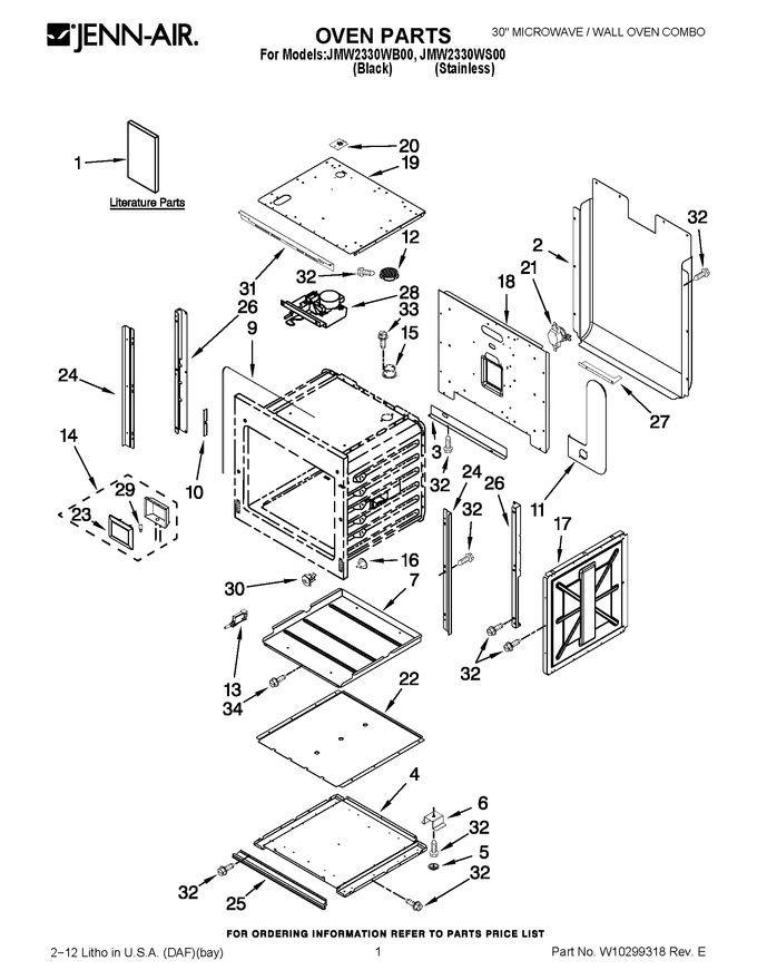 Diagram for JMW2330WS00
