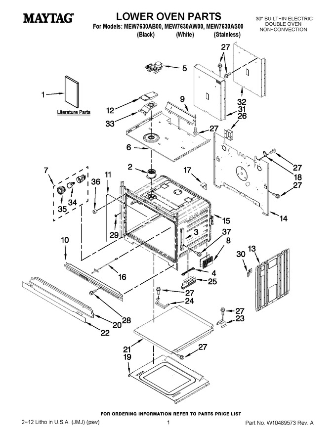 Diagram for MEW7630AB00