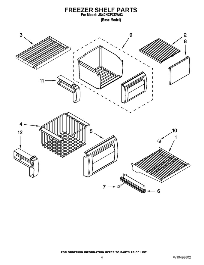 Diagram for JS42NXFXDW03