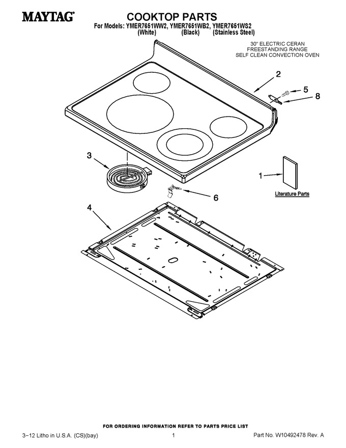 Diagram for YMER7651WS2