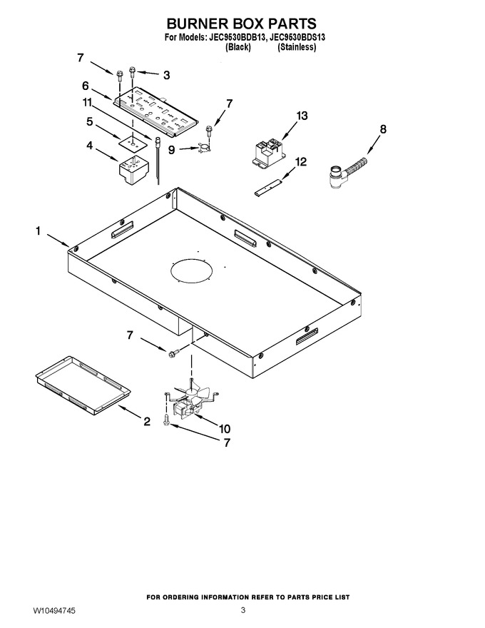 Diagram for JEC9530BDS13