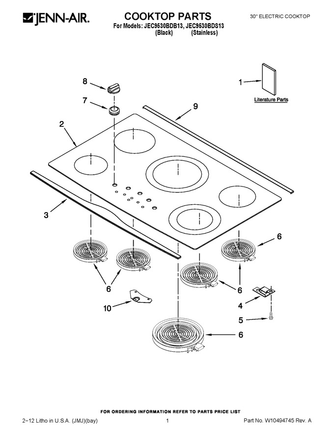 Diagram for JEC9530BDS13