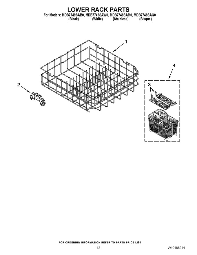 Diagram for MDB7749SAW0