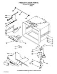 Diagram for 02 - Freezer Liner Parts