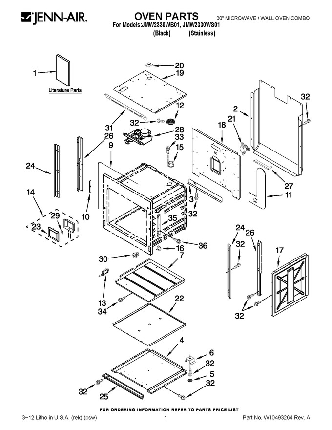 Diagram for JMW2330WB01
