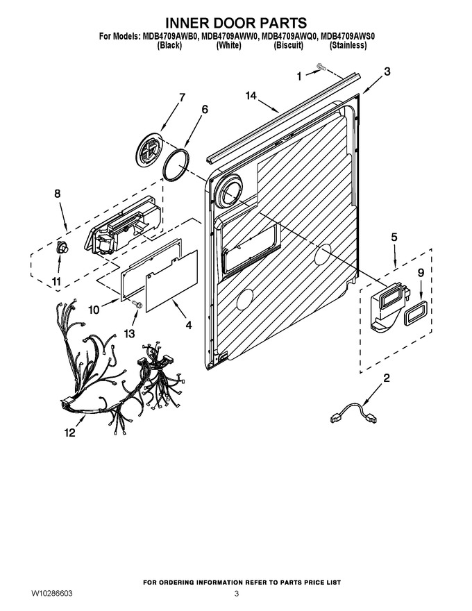 Diagram for MDB4709AWQ0