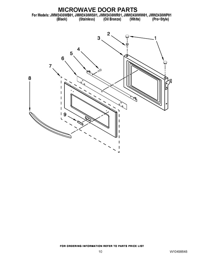 Diagram for JMW2430WS01