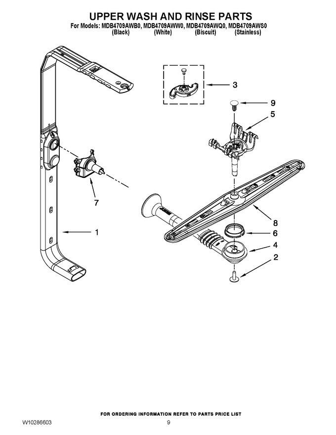 Diagram for MDB4709AWW0