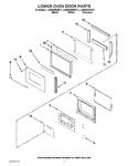 Diagram for 03 - Lower Oven Door Parts