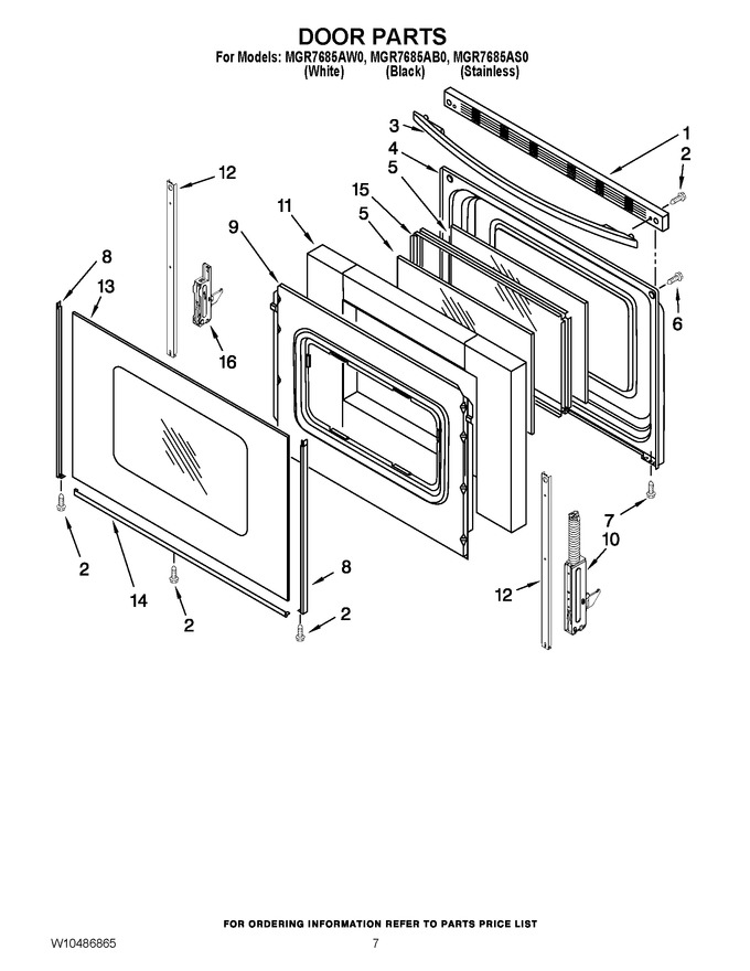 Diagram for MGR7685AB0