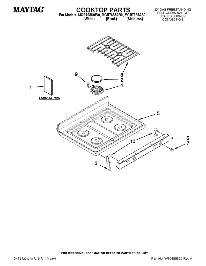 Diagram for MGR7685AB0