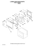 Diagram for 04 - Lower Oven Door Parts