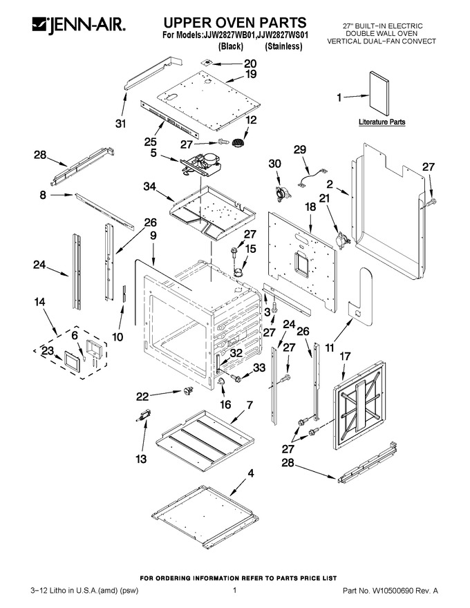 Diagram for JJW2827WB01