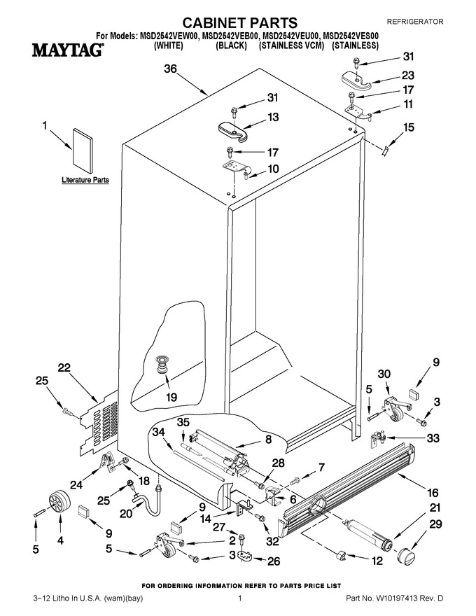 Diagram for MSD2542VEB00