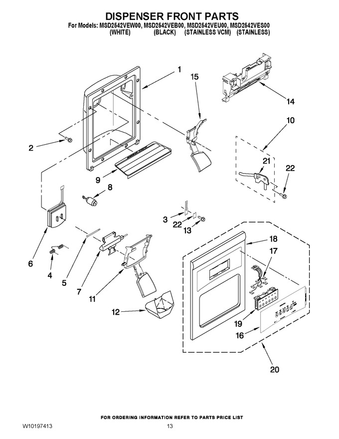 Diagram for MSD2542VEU00