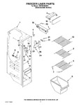 Diagram for 04 - Freezer Liner Parts
